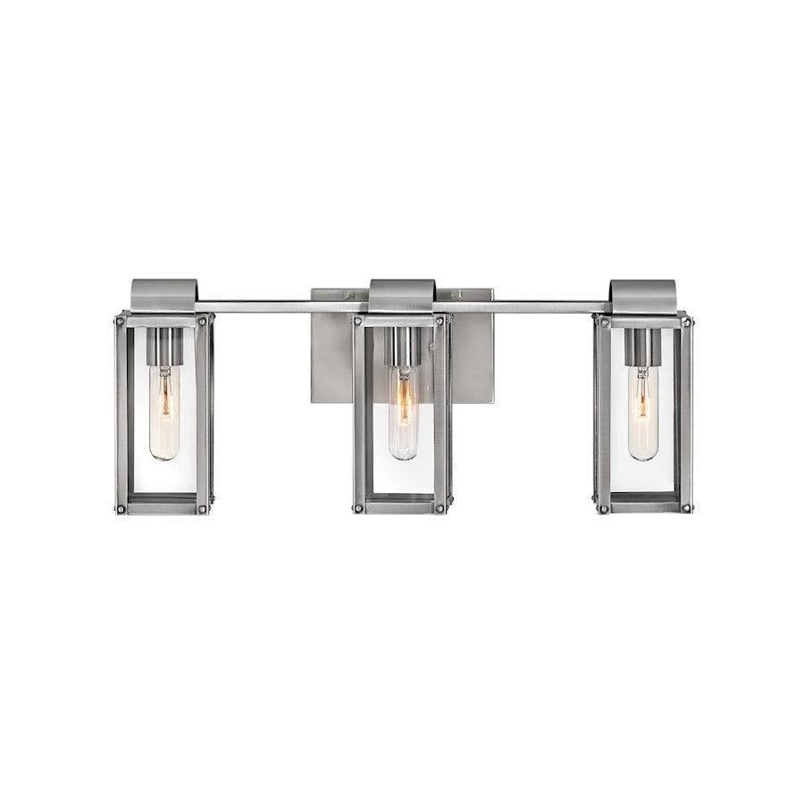 Hinkley Lighting Sag Harbor 3 Light Interior Bath Vanity in Polished Antique Nickel - 5863PL