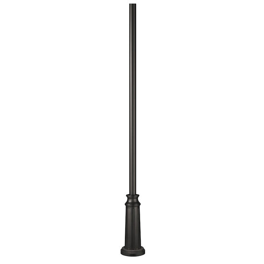 Hinkley Lighting Post Surface Mount Post, Black