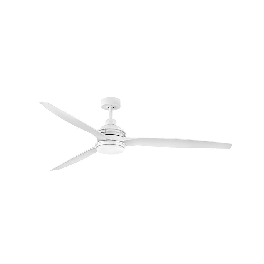 Hinkley Lighting Artiste 72" LED Fan, Matte White, Wall Control - 900172FMW-LWD