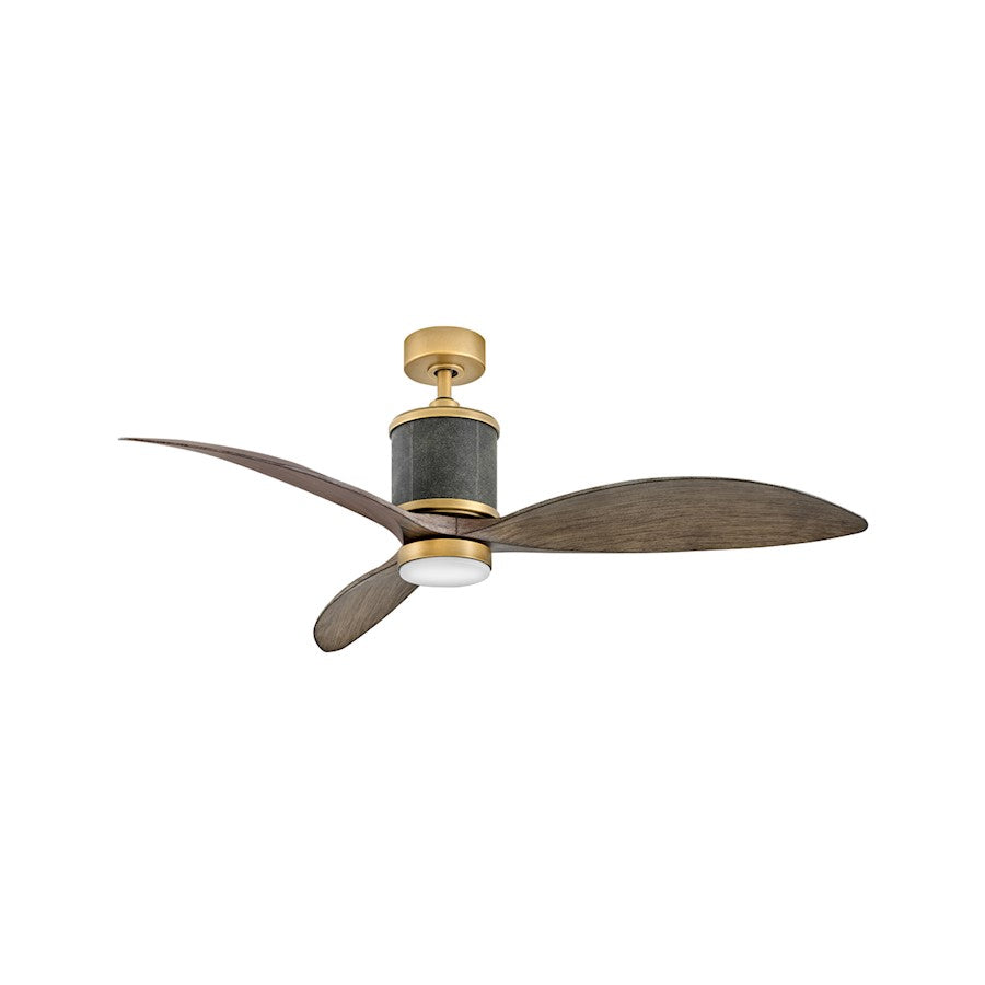 Hinkley Lighting Merrick 60" LED Fan, Heritage Brass - 900360FHB-LDD