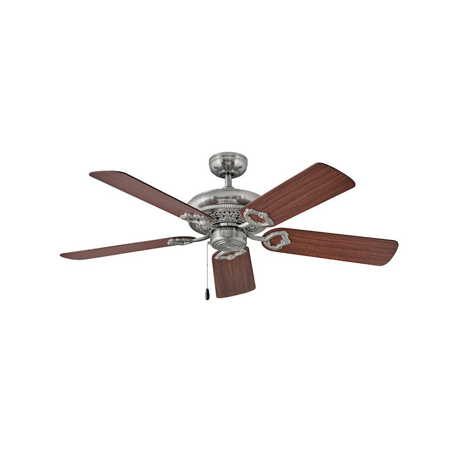 Hinkley Lighting Lafayette 52" Fan, Brushed Nickel, Pull Chain - 901152FBN-NID