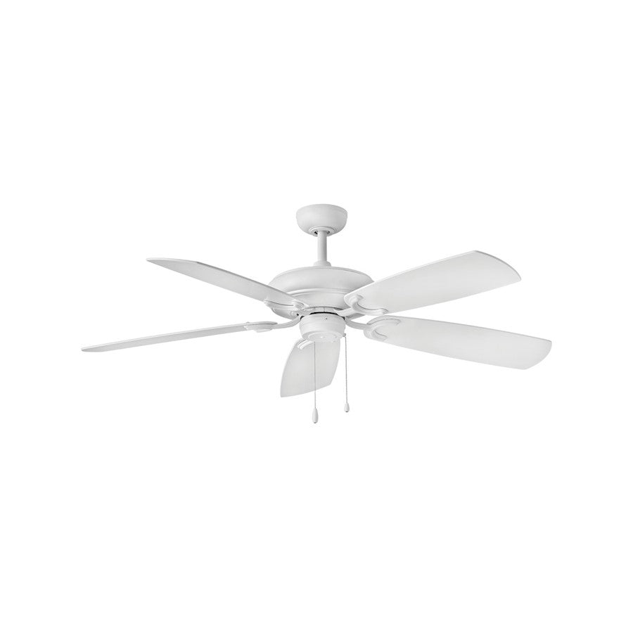 Hinkley Lighting Grove 56" Fan, Chalk White With Pull Chain - 901256FCW-NID