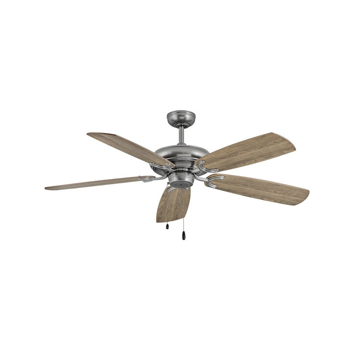 Hinkley Lighting Grove 56" Fan, Pewter With Pull Chain - 901256FPW-NID