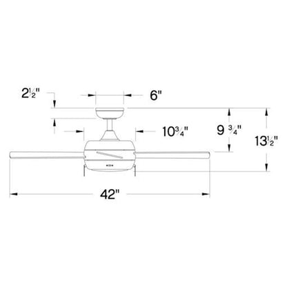 Hinkley Lighting Croft LED Fan