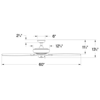 Hinkley Lighting Highland 60" Fan