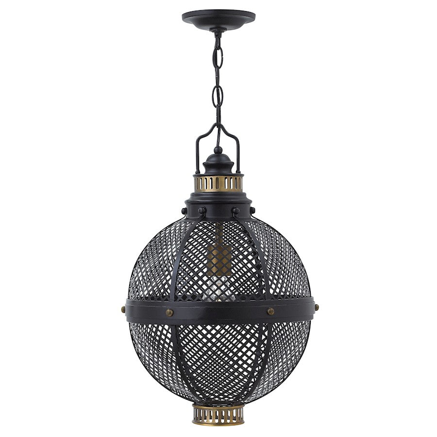 1 Light Mini Pendant, Black