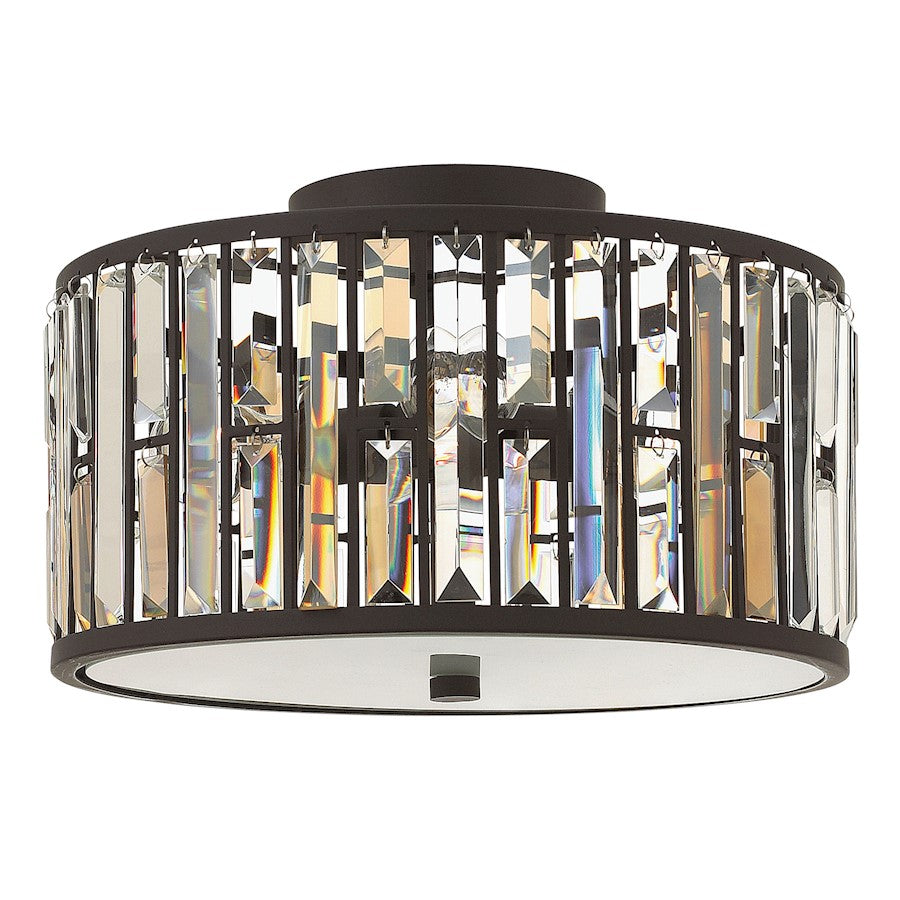 Fredrick Ramond Gemma 3 Light Foyer Flush Mount