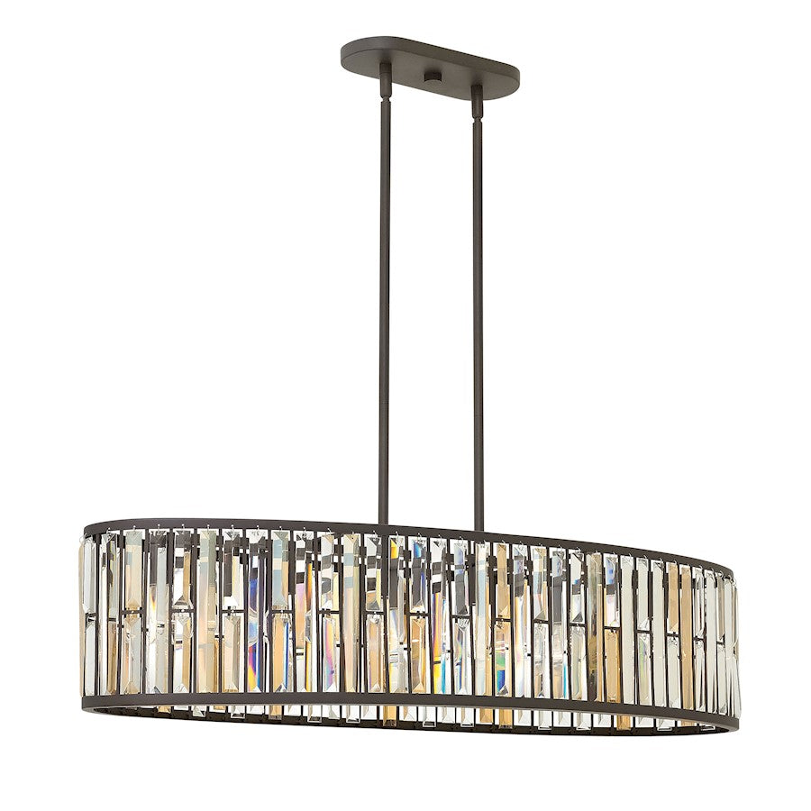 Fredrick Ramond Gemma 6 Light Foyer Stem Hung Linear