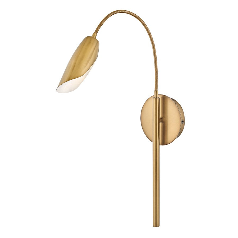 Hinkley Lighting Bowery 1 Light Sconce in Heritage Brass - FR35800HBR