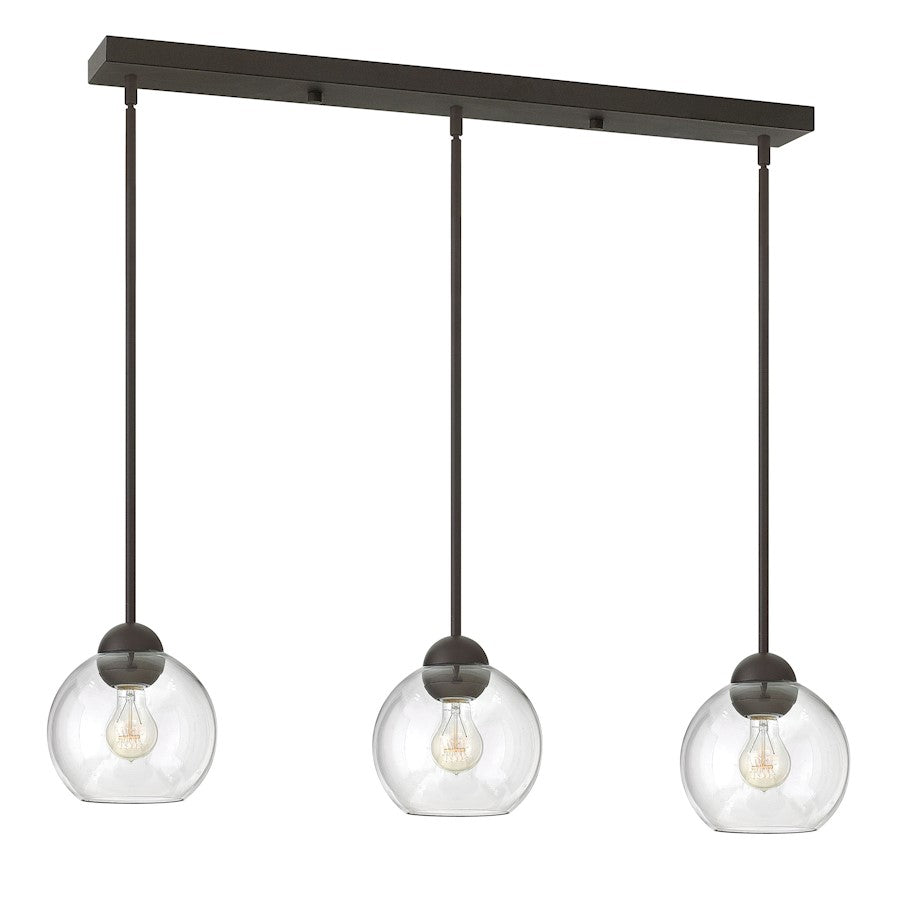 3 Light Linear Pendant