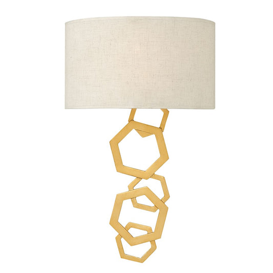 Moxie 2 Light Sconce, Sunset Gold