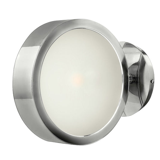 Broadway 1 Light Sconce, Polished Aluminum