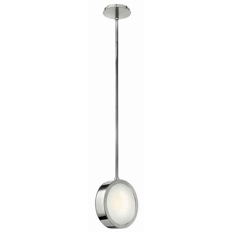 1 Light Mini Pendant, Polished Aluminum