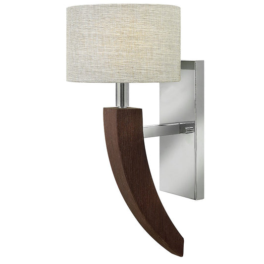 Cameron 1 Light Sconce, Polished Chrome