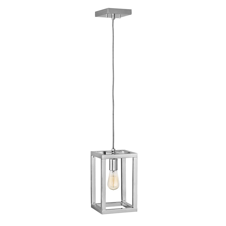 1 Light Ensemble Pendant, Polished Nickel