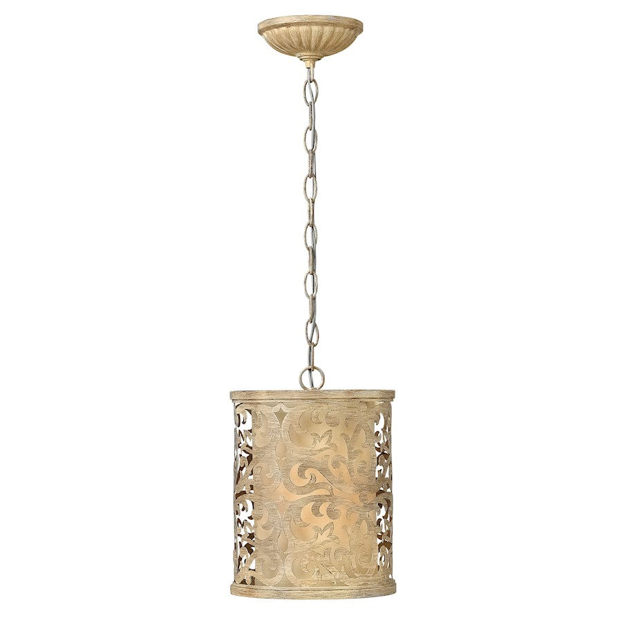 1 Light Mini Pendant, Brushed Champagne