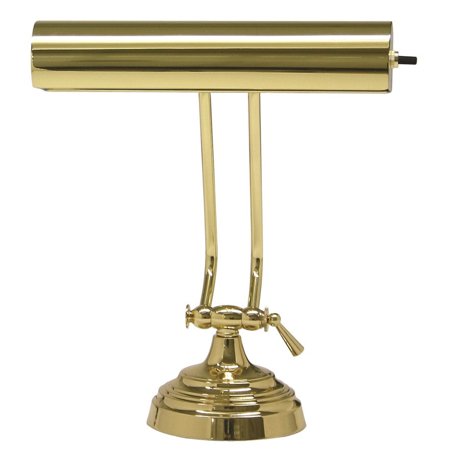 OPEN BOX ITEM: House of Troy Advent 10" Piano Desk Lamp, PB - HTAP10-21-61