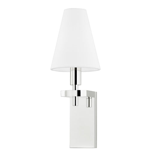 Hudson Valley Dooley 1 Light Wall Sconce, Polished Nickel - 1181-PN