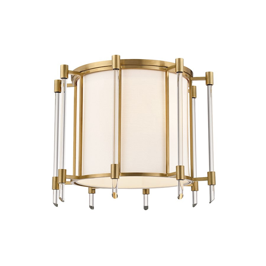 Hudson Valley Delancey 4 Light Semi Flush, Aged Brass - 1521-AGB