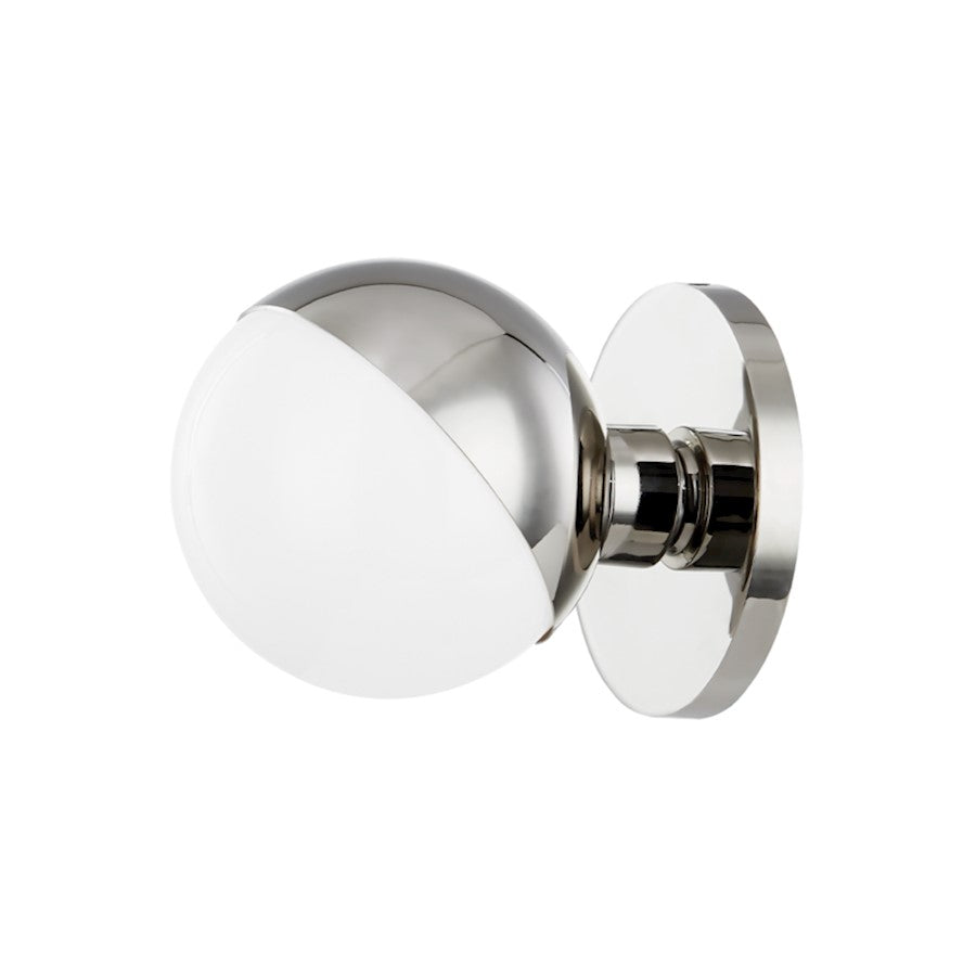 Hudson Valley Lodi 1 Light Wall Sconce, Polished Nickel - 1661-PN