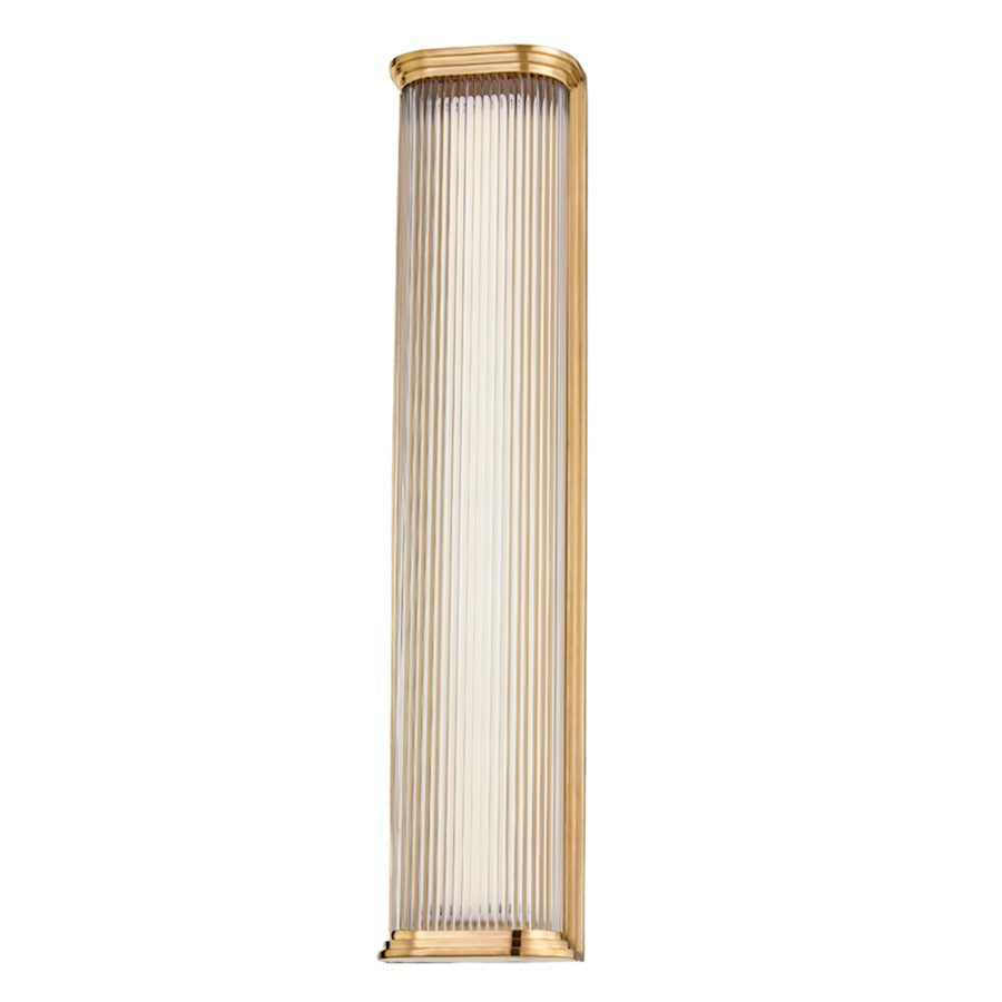 Hudson Valley Newburgh 1 Light 25" Wall Sconce in Aged Brass - 2225-AGB