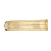 Hudson Valley Wembley 4 Light Wall Sconce, Aged Brass/Clear Glass - 2624-AGB