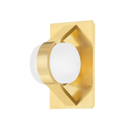 Hudson Valley Orbit 1 Light Wall Sconce, Aged Brass - 2700-AGB