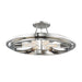 Hudson Valley Chambers 6 Light Flush Mount in Polished Nickel - 2721-PN