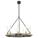 Hudson Valley Chambers 9 Light Pendant in Aged Old Bronze - 2732-AOB