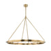 Hudson Valley Chambers 12 Light Pendant in Aged Brass - 2745-AGB