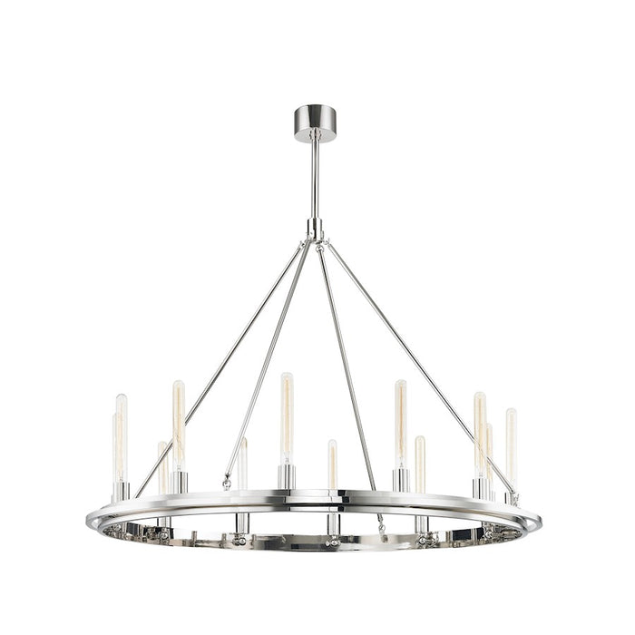 Hudson Valley Chambers 12 Light Pendant in Polished Nickel - 2745-PN