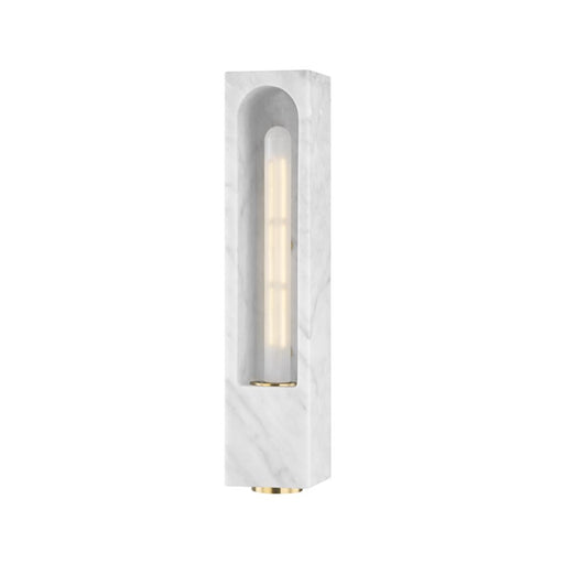 Hudson Valley Erwin 1 Light Wall Sconce, White Marble - 3091-WM