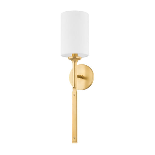 Hudson Valley Brewster 1 Light Wall Sconce, Aged Brass - 3122-AGB