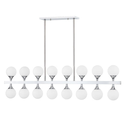 Hudson Lighting Astoria 16 Light Island Light, Polished Chrome - 3350-PC