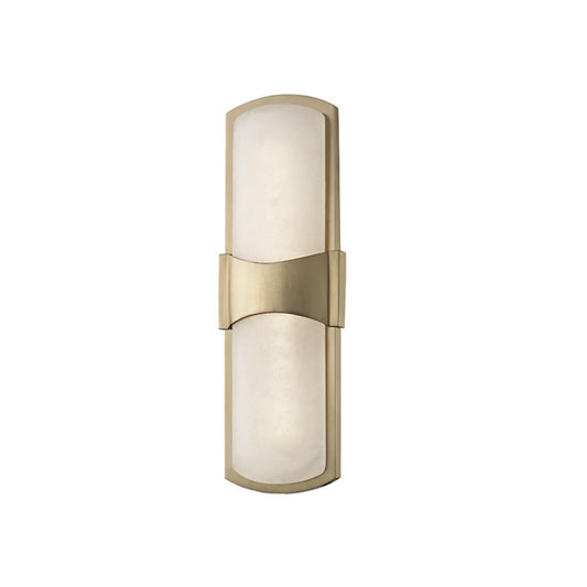 Valencia 1 Light LED Wall Sconce, Aged Brass