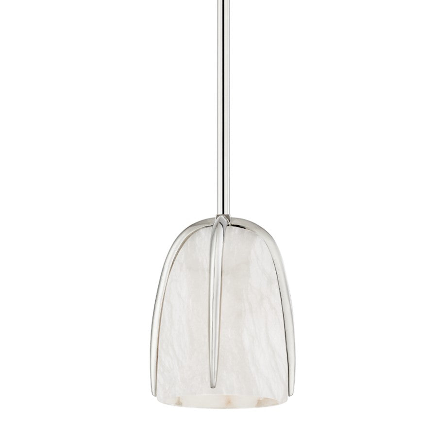 Hudson Valley Wheatley 1 Light Pendant, Polished Nickel - 3510-PN