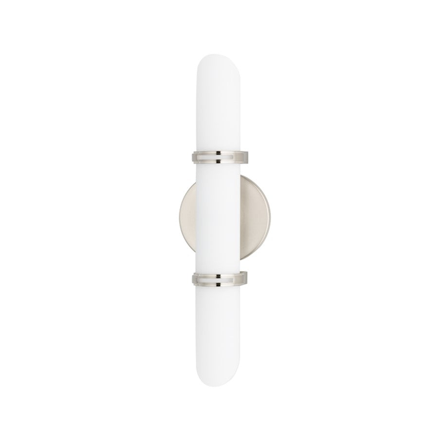 Hudson Valley Brighton 2 Light Bath/Vanity, Satin Nickel/Opal Matte - 3602-SN