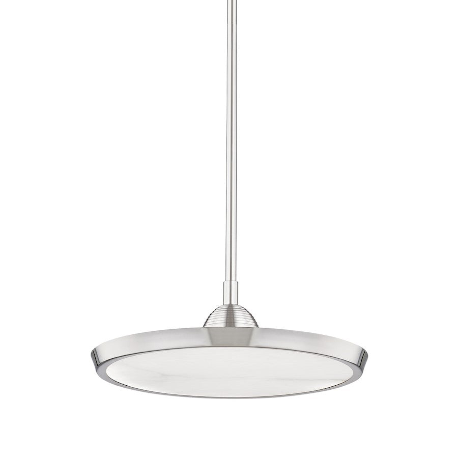 Hudson Valley Draper Small LED Pendant, Polished Nickel - 3616-PN