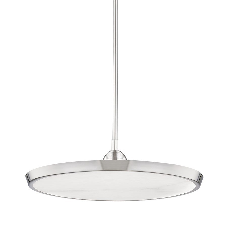 Hudson Valley Draper Large LED Pendant, Polished Nickel - 3621-PN