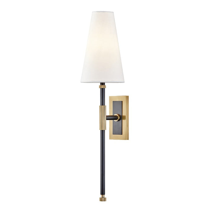 Hudson Valley Bowery 1 Light Wall Sconce, Aged Old Bronze - 3721-AOB