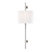Hudson Valley Bowery 2 Light Wall Sconce, Polished Nickel - 3722-PN