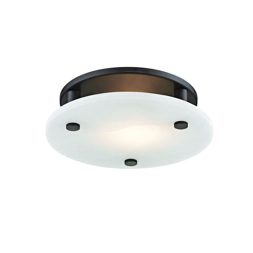 Hudson Valley Croton 1 Light Small Flush Mount, Old Bronze/Frosted - 4712-OB