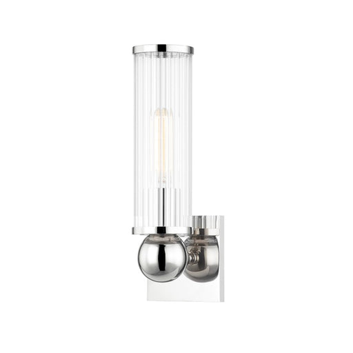 Hudson Valley Malone 1 Light Wall Sconce, Polished Nickel - 5271-PN