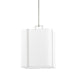Hudson Valley Downing 1 Light Small Pendant, Polished Nickel - 5413-PN
