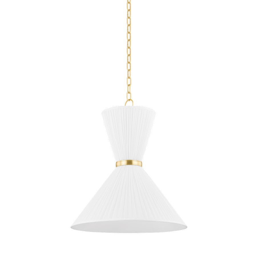 Hudson Valley Enid 2 Light 26" Pendant, Aged Brass - 5922-AGB