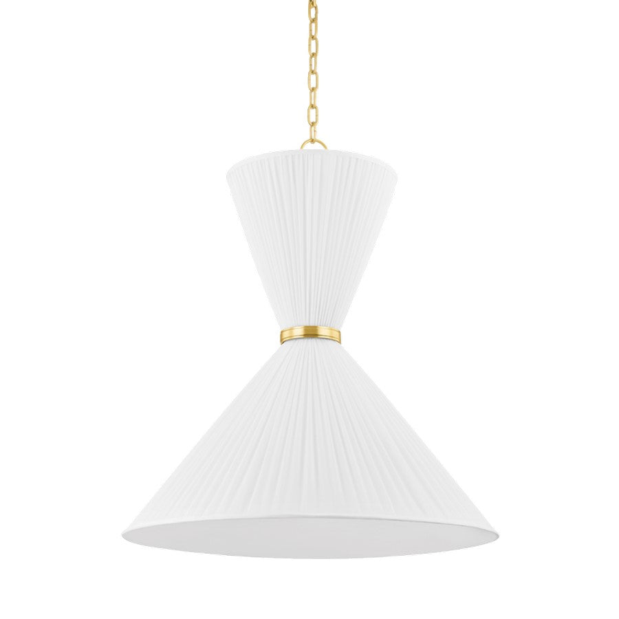 Hudson Valley Enid 2 Light 35" Pendant, Aged Brass - 5930-AGB