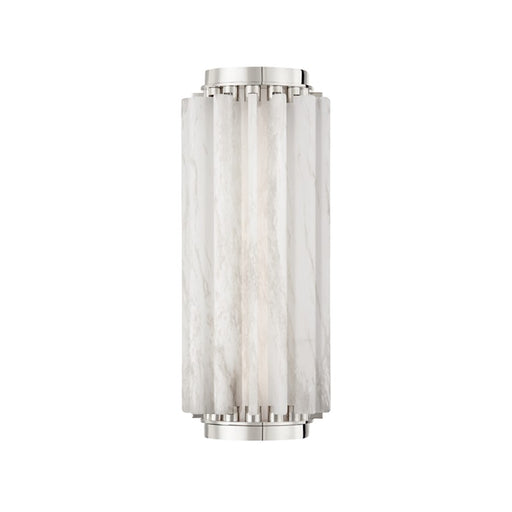 Hudson Valley Hillside Small Wall Sconce, Polished Nickel - 6013-PN
