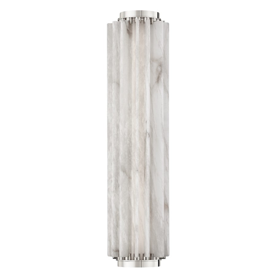 Hudson Valley Hillside Large Wall Sconce, Polished Nickel - 6024-PN