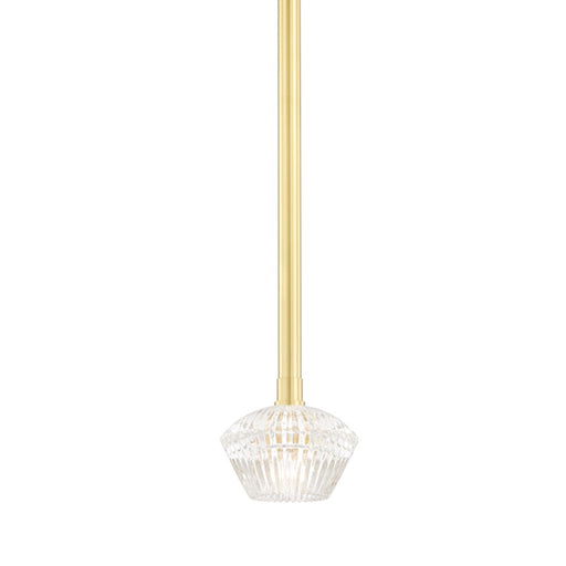 Hudson Valley Barclay 1 Light Pendant, Aged Brass - 6140-AGB