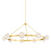 Hudson Valley Barclay 9 Light Chandelier, Aged Brass - 6150-AGB